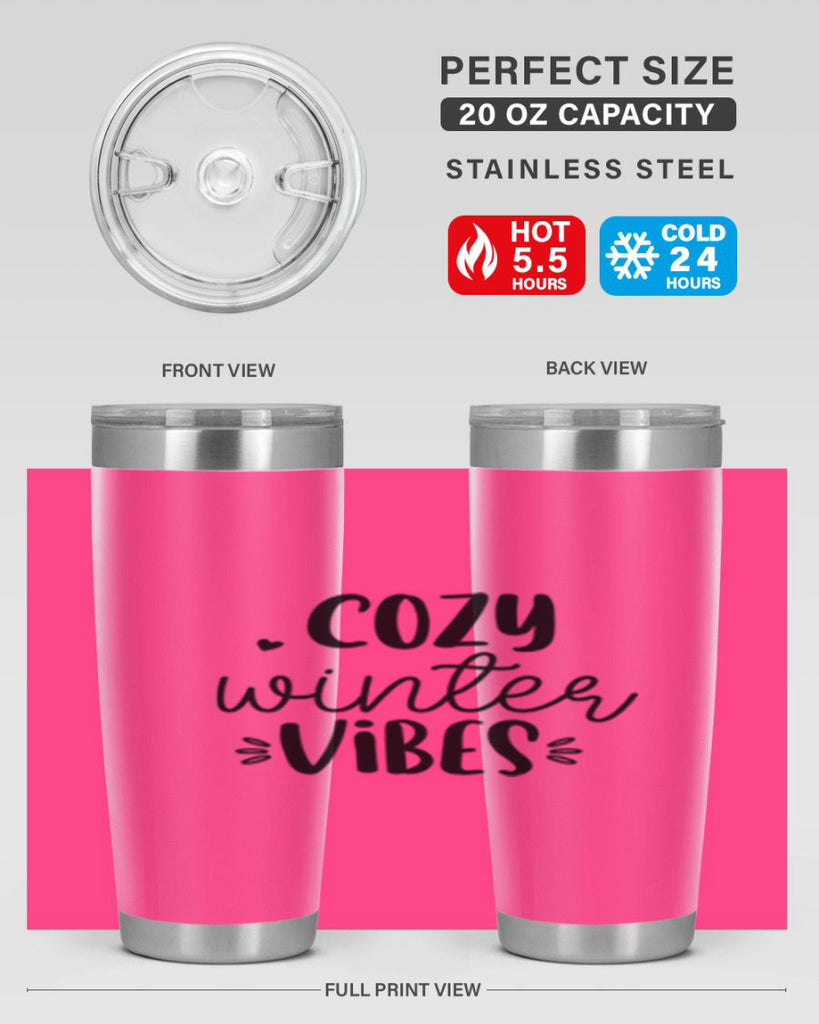 Cozy Winter Vibes 69#- winter- Tumbler