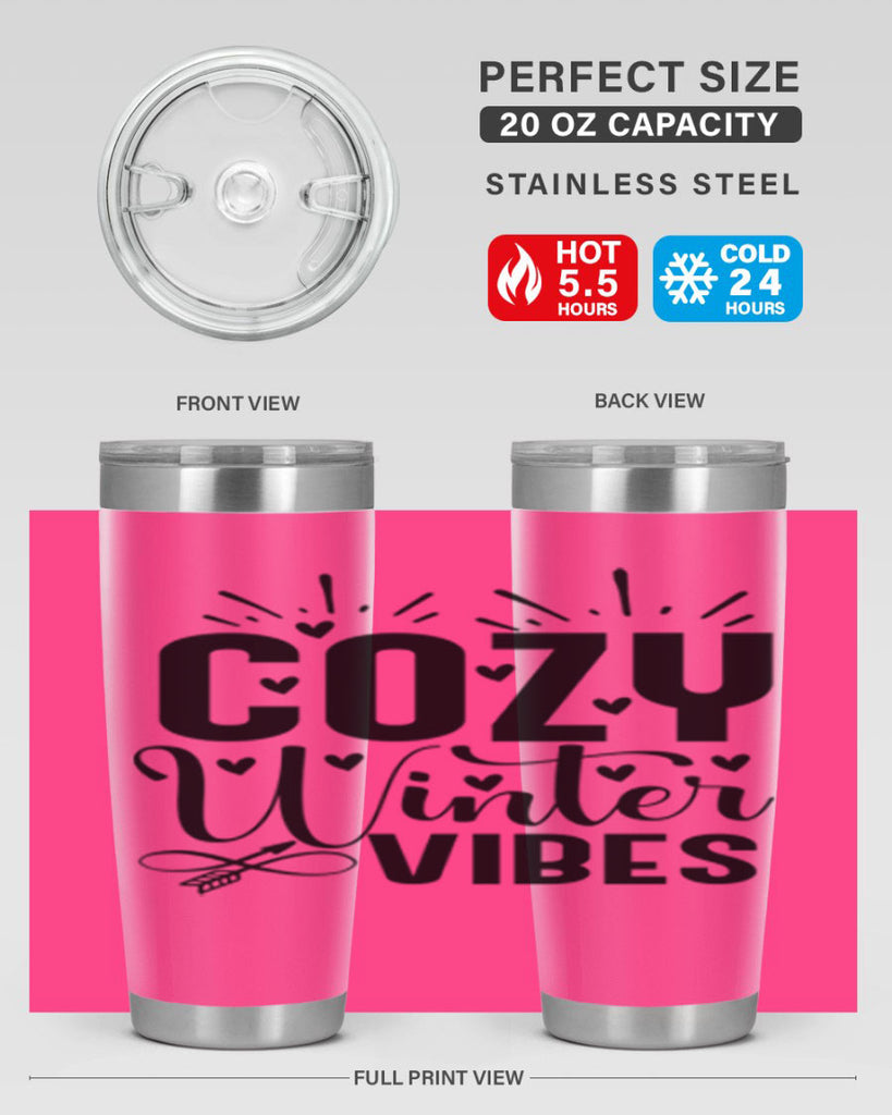 Cozy Winter Vibes 70#- winter- Tumbler