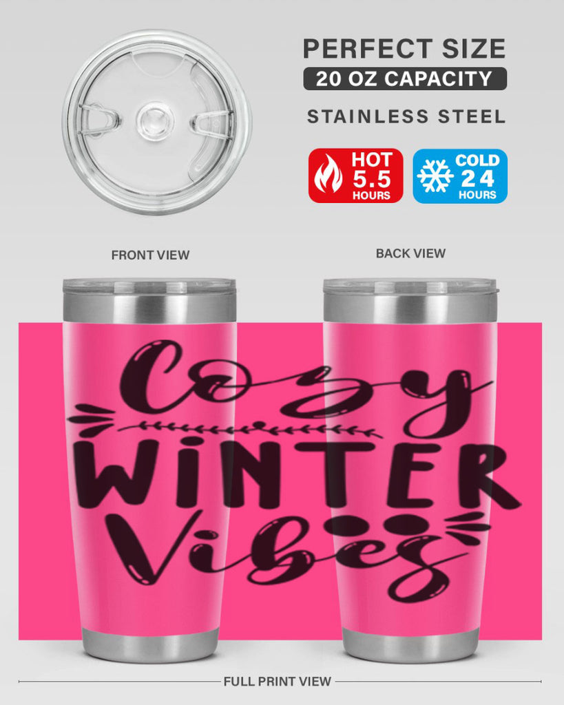Cozy Winter Vibes 71#- winter- Tumbler