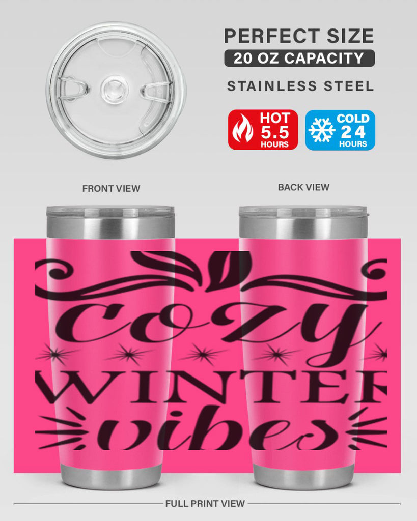 Cozy Winter Vibes 78#- winter- Tumbler