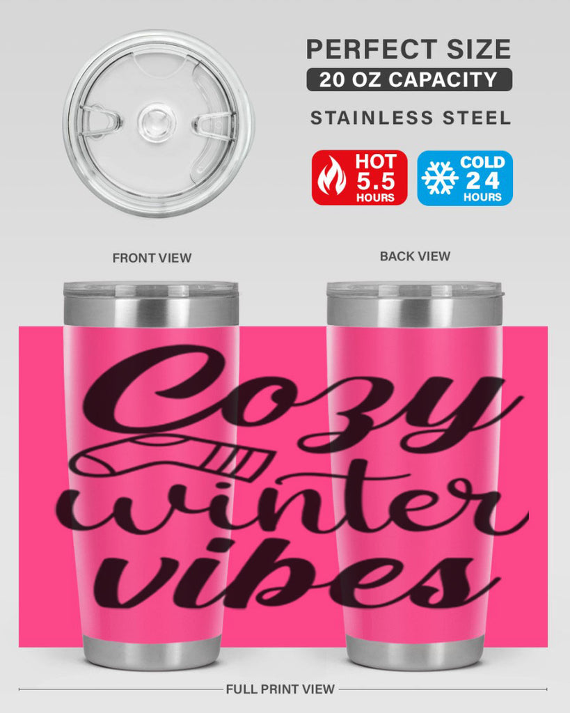 Cozy Winter Vibes 82#- winter- Tumbler