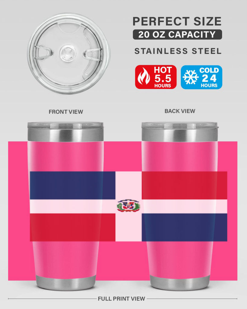 Dominican Republic 148#- world flags- Tumbler