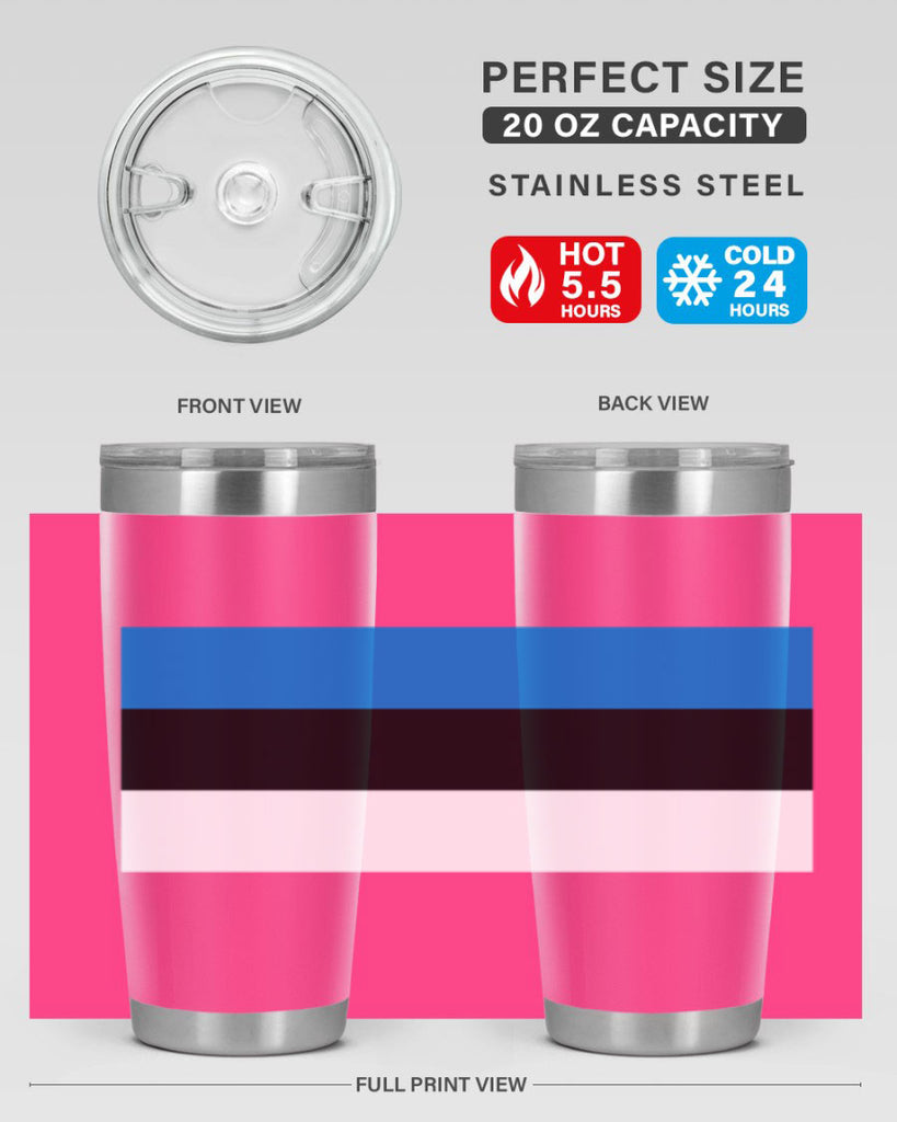 Estonia 142#- world flags- Tumbler