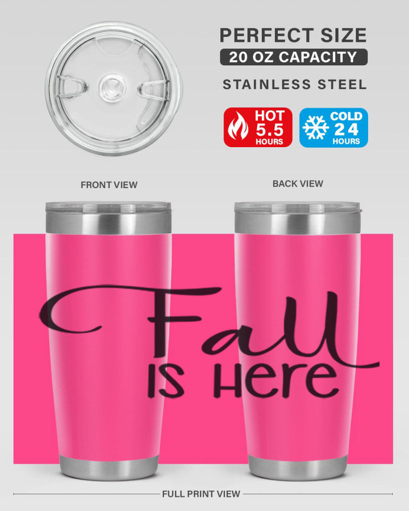 Fall Is Here 109#- fall- Tumbler