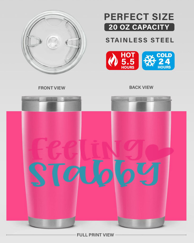 Feeling Stabby Nurse Style 386#- nurse- tumbler