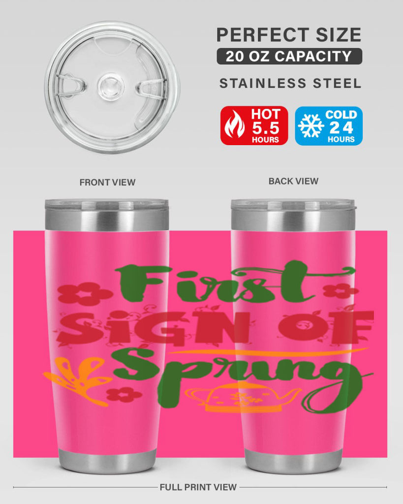 First Sign of Spring 139#- spring- Tumbler