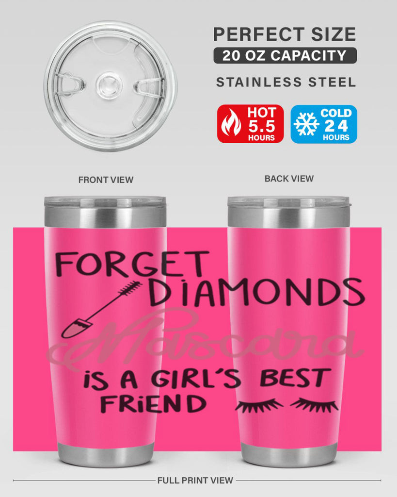 Forget Diamonds Mascara is a Girls Best Friend Style 100#- make up- Tumbler