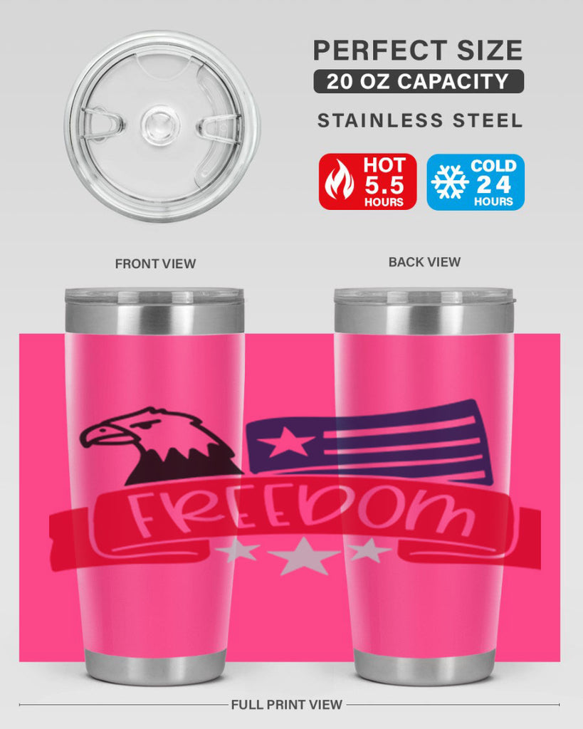Freedom Style 147#- Fourt Of July- Tumbler