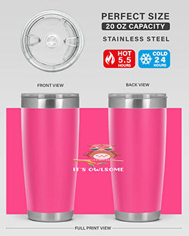 Funny Owl Gift Im Owlsome A TurtleRabbit 7#- owl- Tumblers
