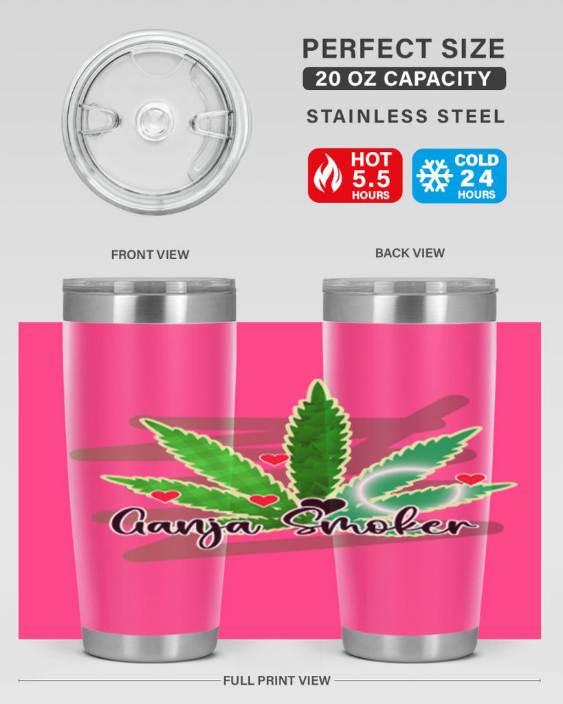 Ganja Smoker 88#- marijuana- Tumbler
