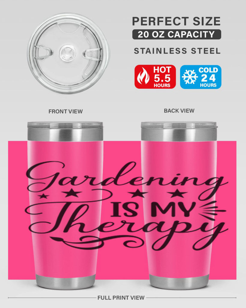 Gardening is My Therapy 145#- spring- Tumbler