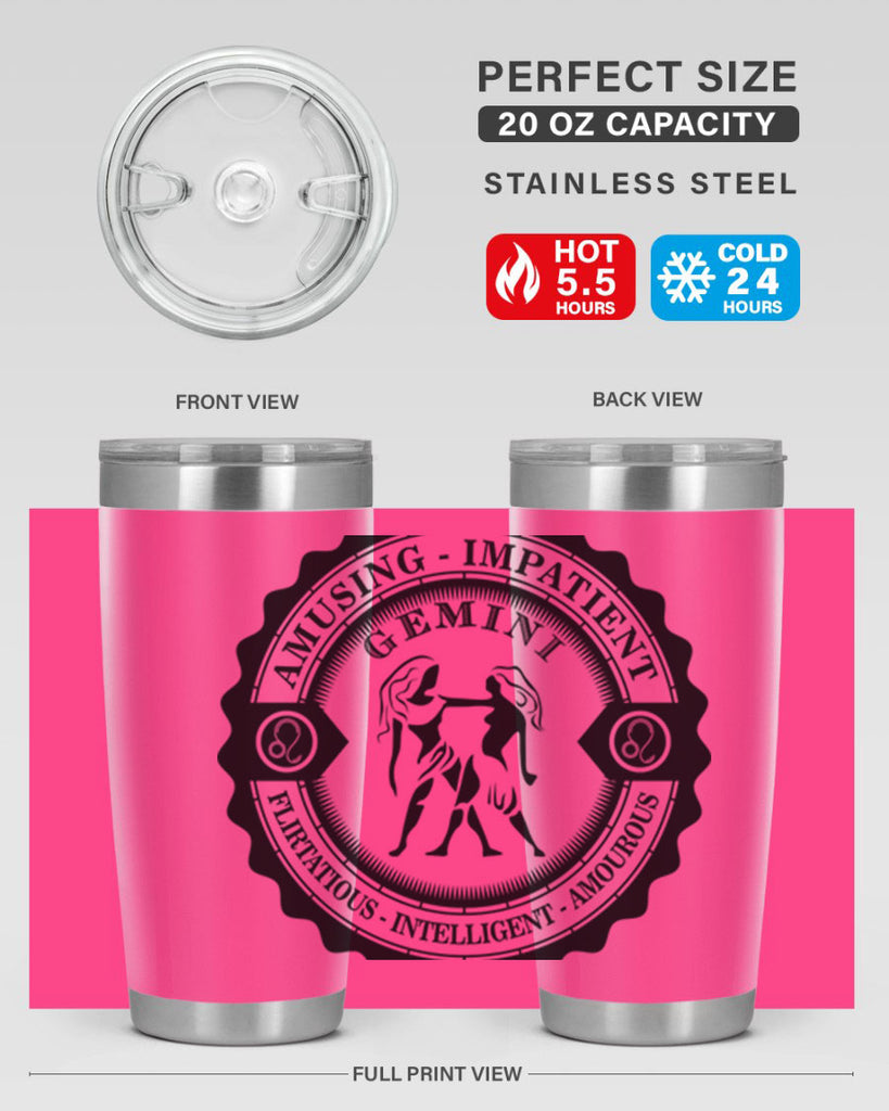 Gemini 11#- zodiac- Tumbler