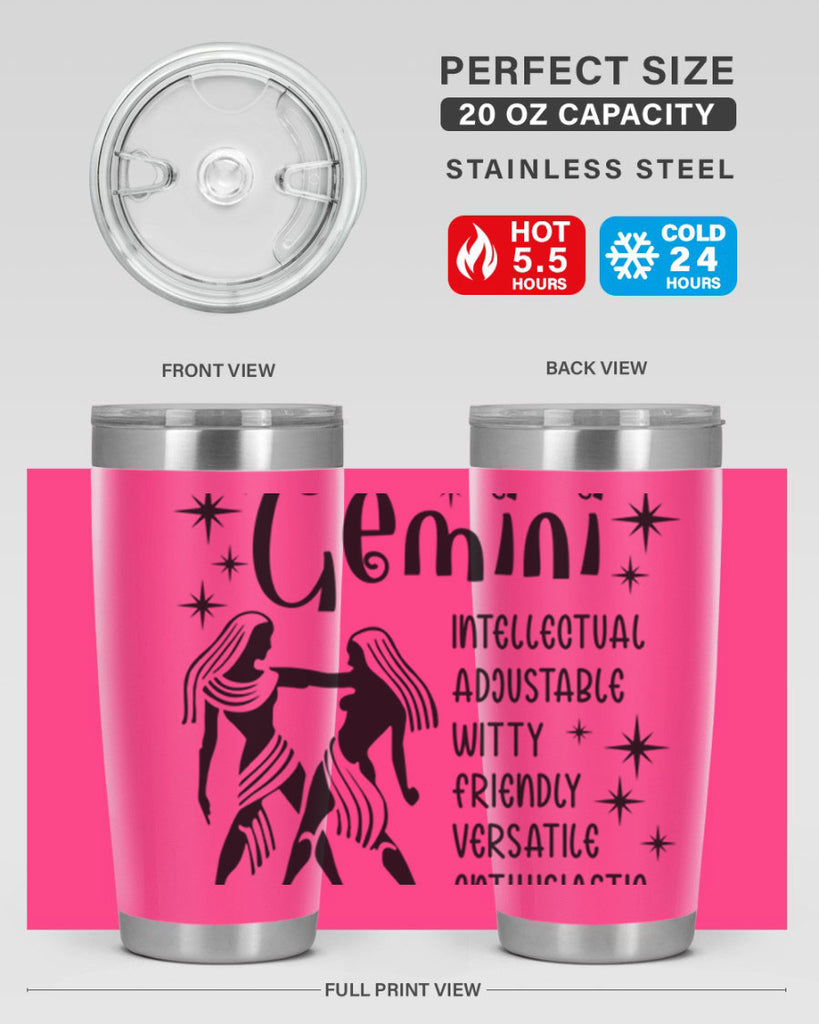 Gemini 217#- zodiac- Tumbler