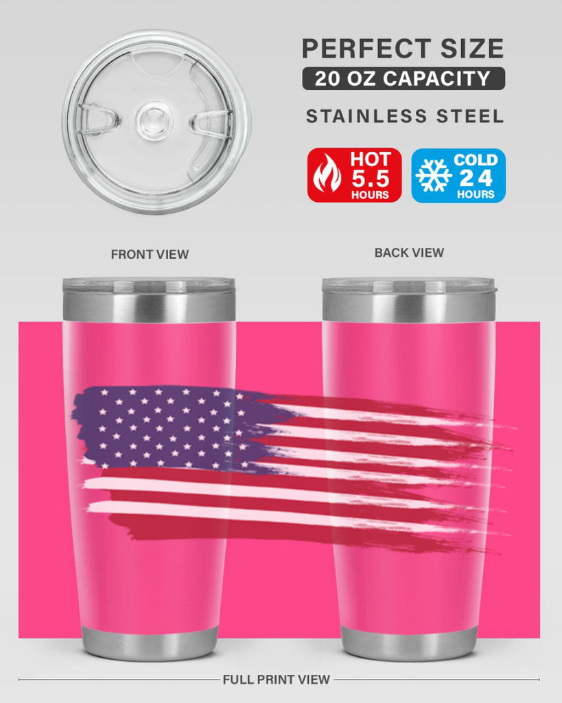 Grunge Flag 54#- Us Flags- Tumbler