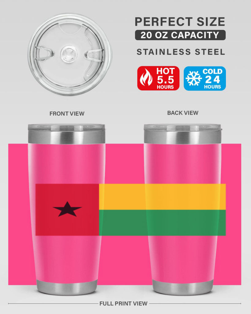 GuineaBissau 128#- world flags- Tumbler