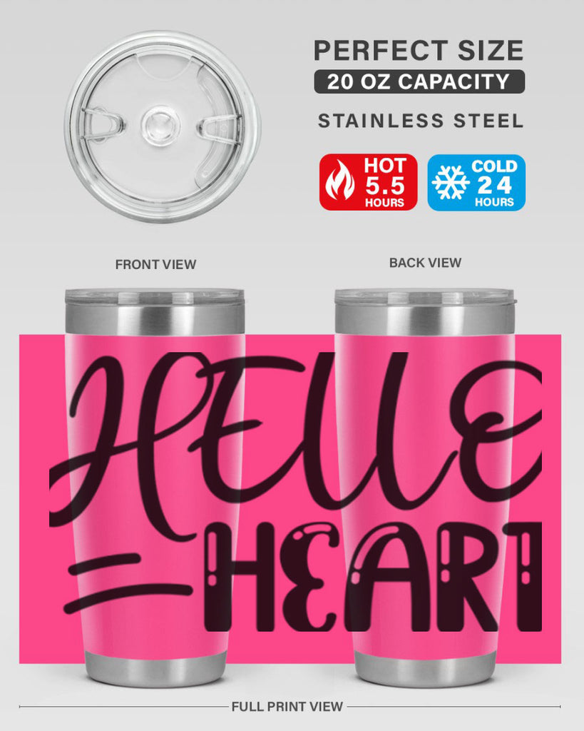 HELLO HEART  220#- spring- Tumbler