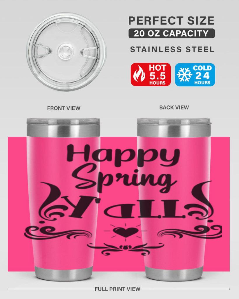 Happy Spring Yall 171#- spring- Tumbler
