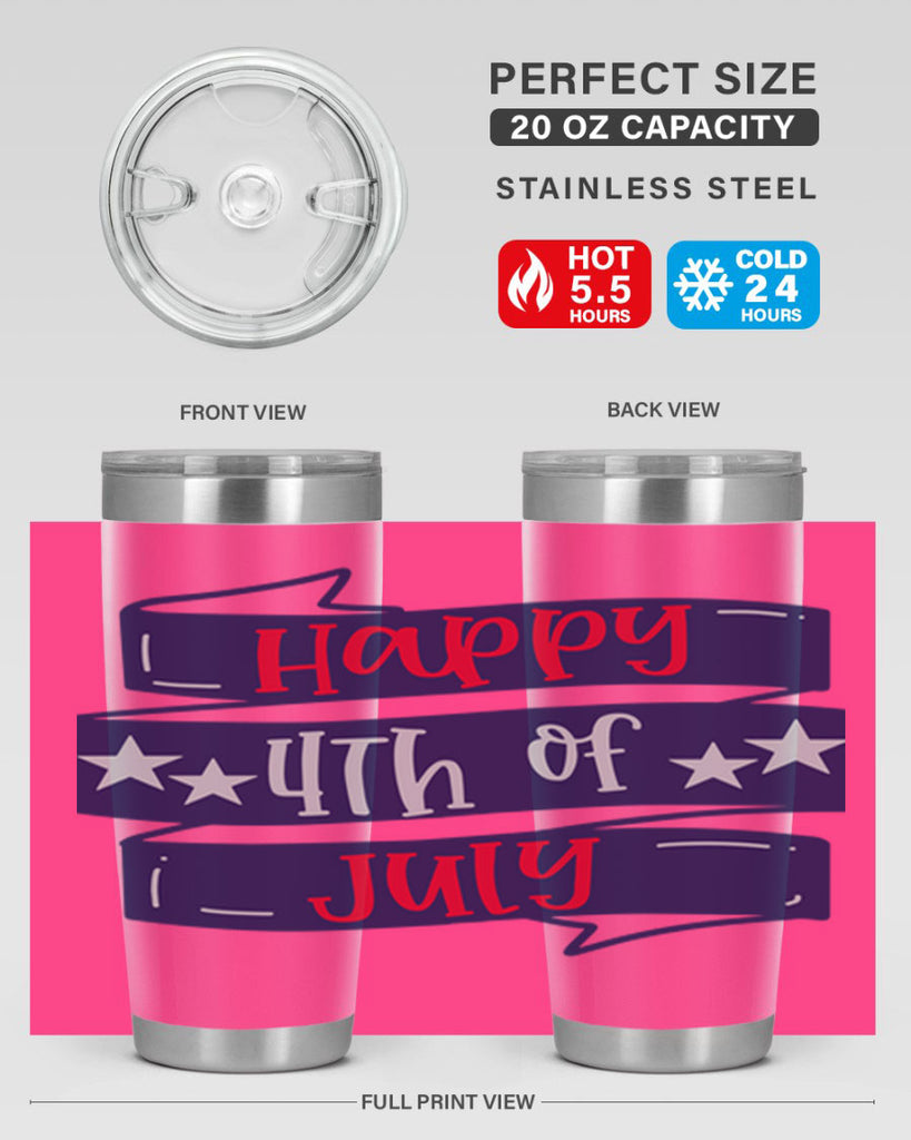 Happy th Of July Style 154#- Fourt Of July- Tumbler