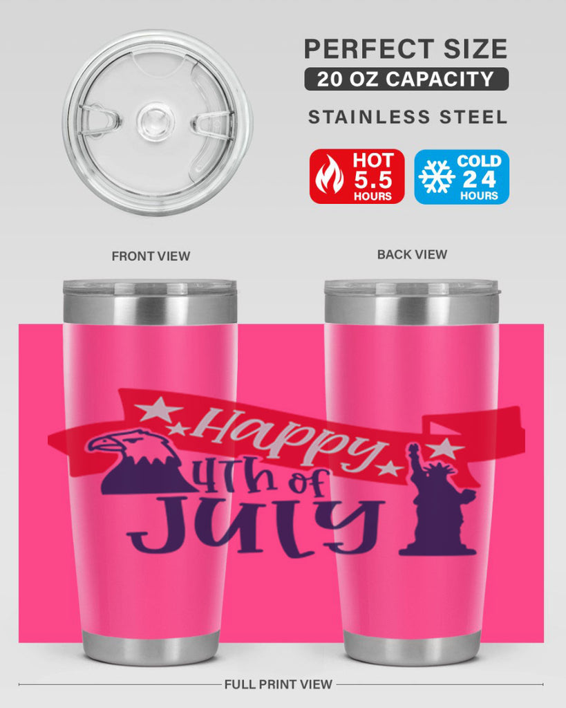 Happy th Of July Style 156#- Fourt Of July- Tumbler