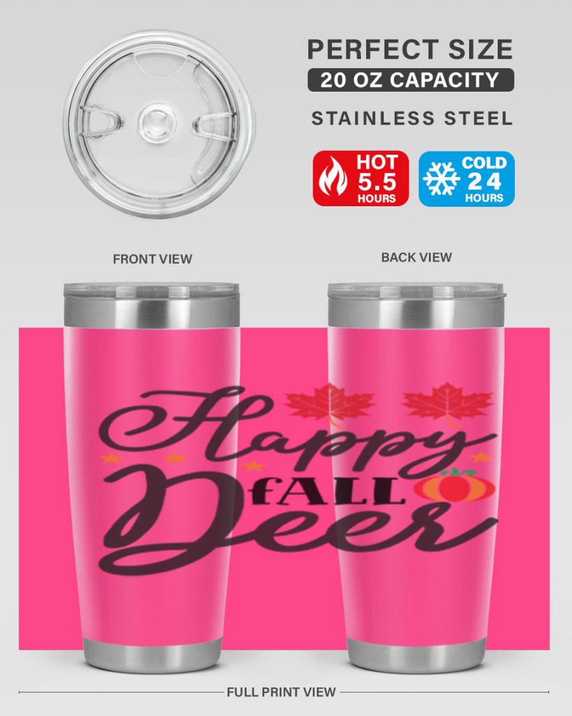 Happyfalldeer 254#- fall- Tumbler