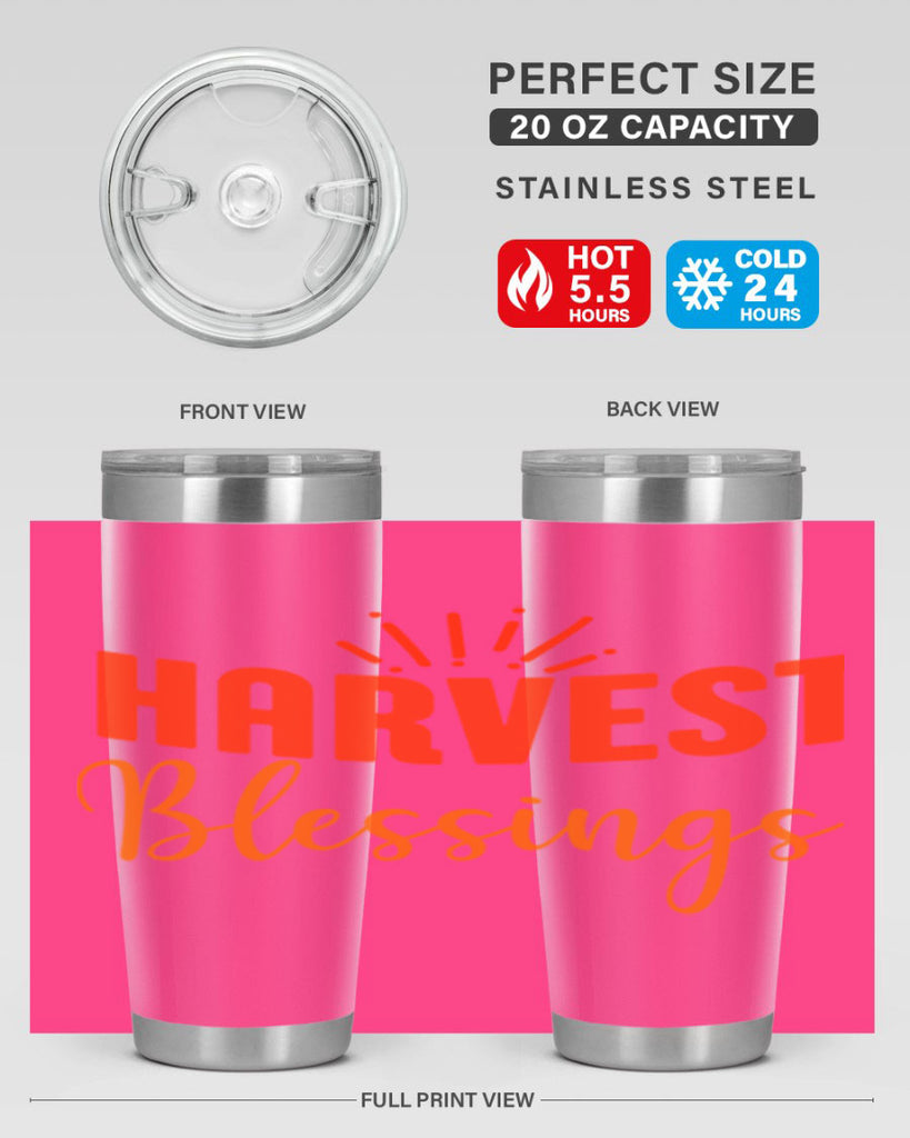 Harvest Blessings Design 264#- fall- Tumbler