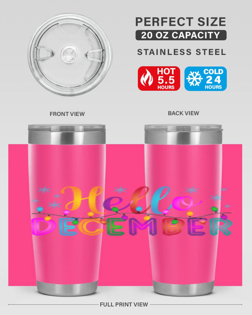 Hello December Winter 177#- winter- Tumbler