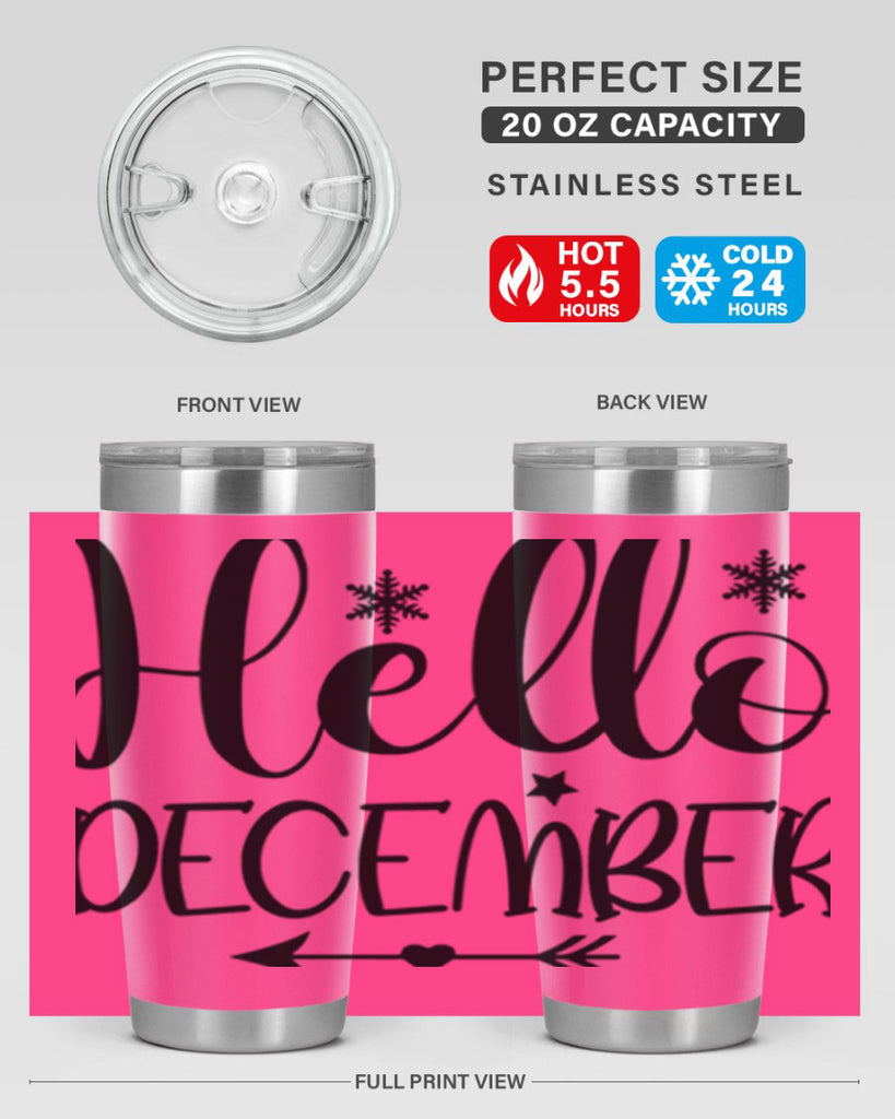 Hello December161#- winter- Tumbler