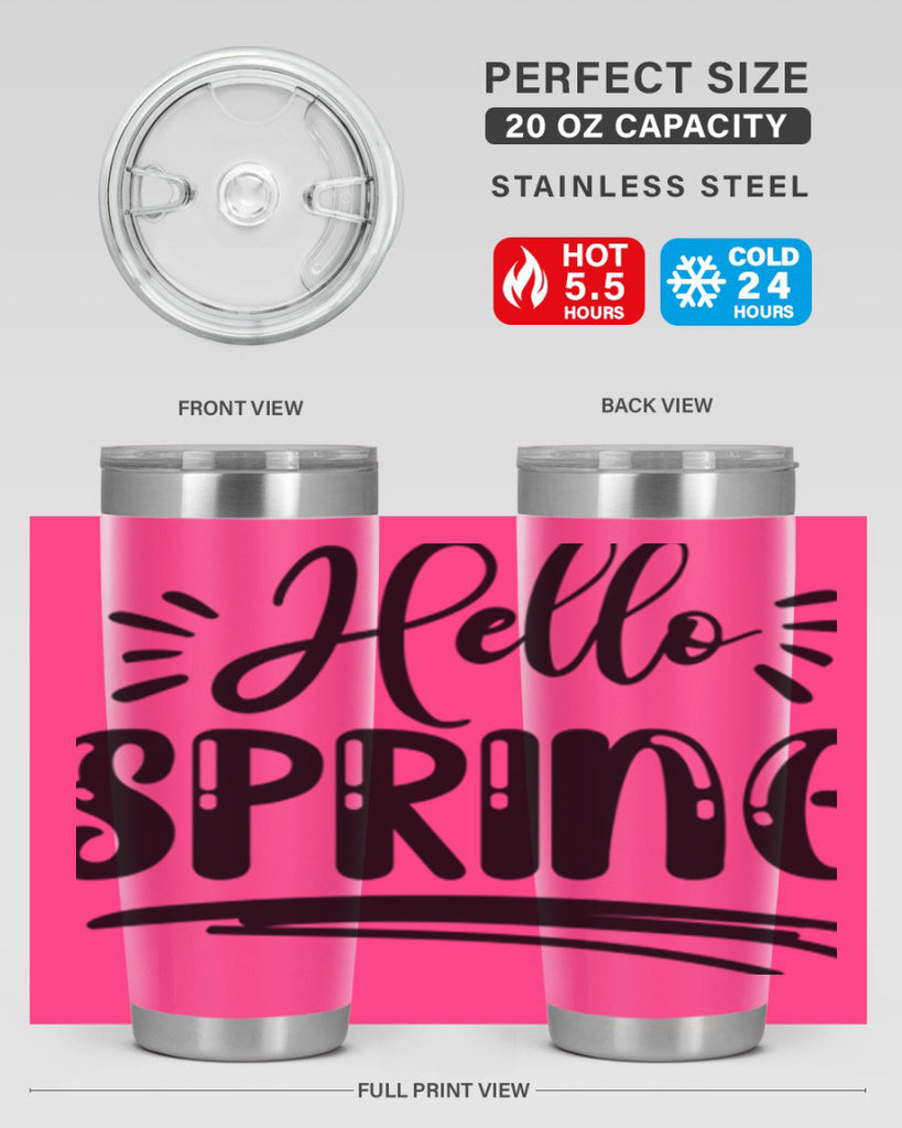 Hello Spring  229#- spring- Tumbler