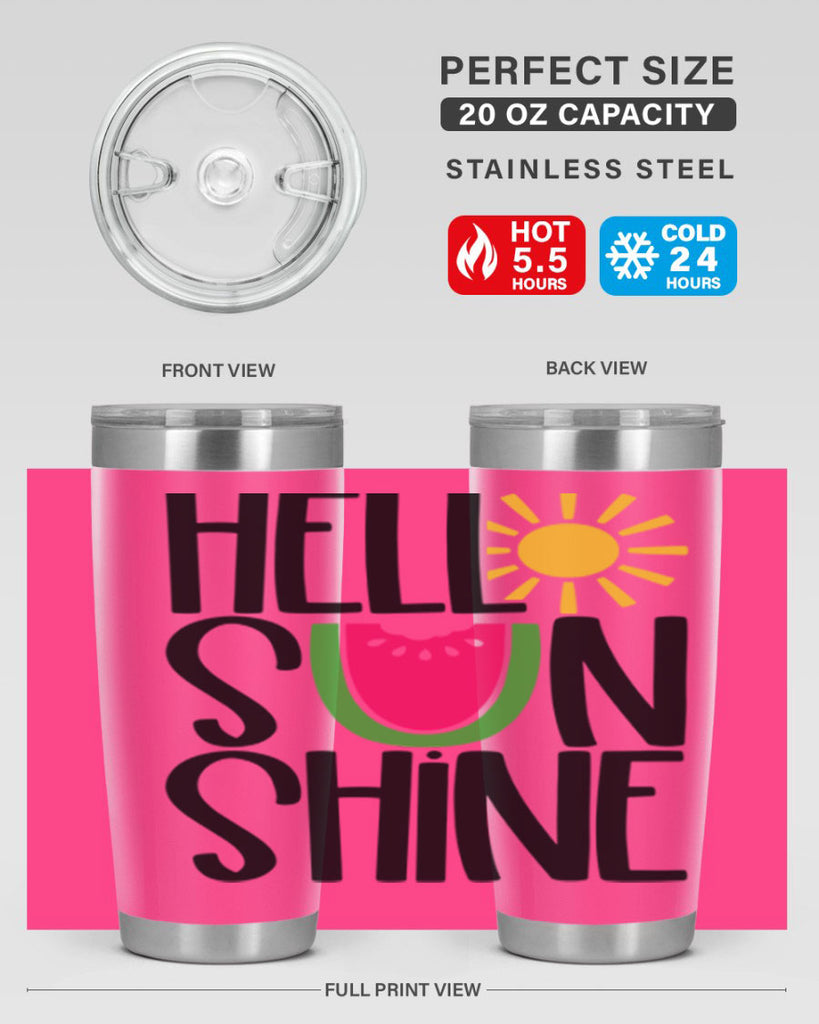 Hello Sunshine Style 37#- summer- Tumbler