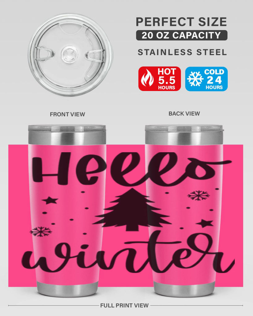 Hello Winter 162#- winter- Tumbler
