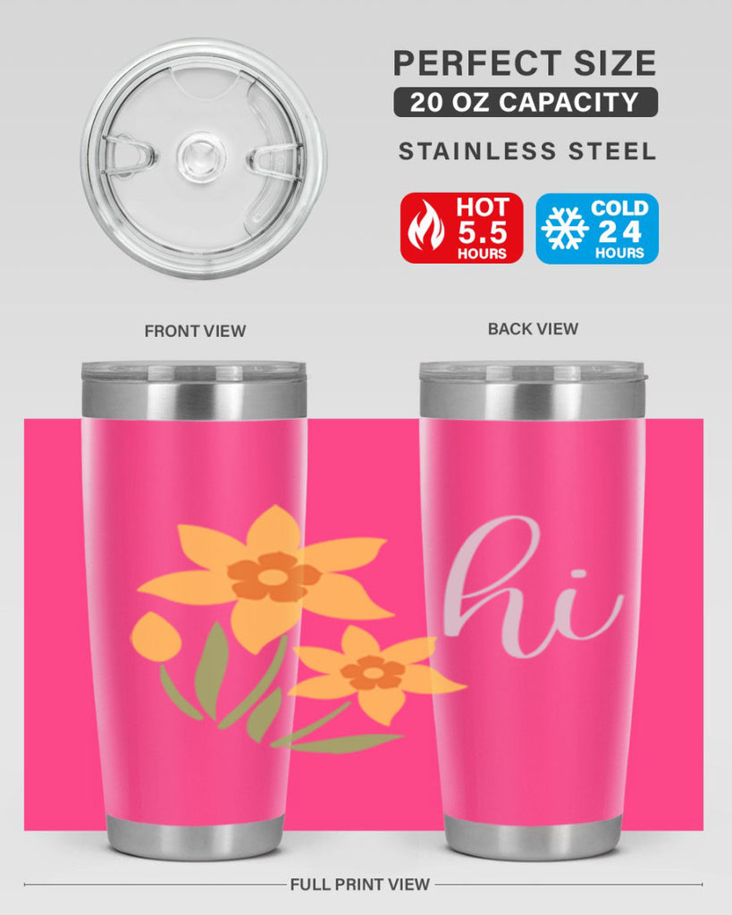 Hi daffodil flower236#- spring- Tumbler