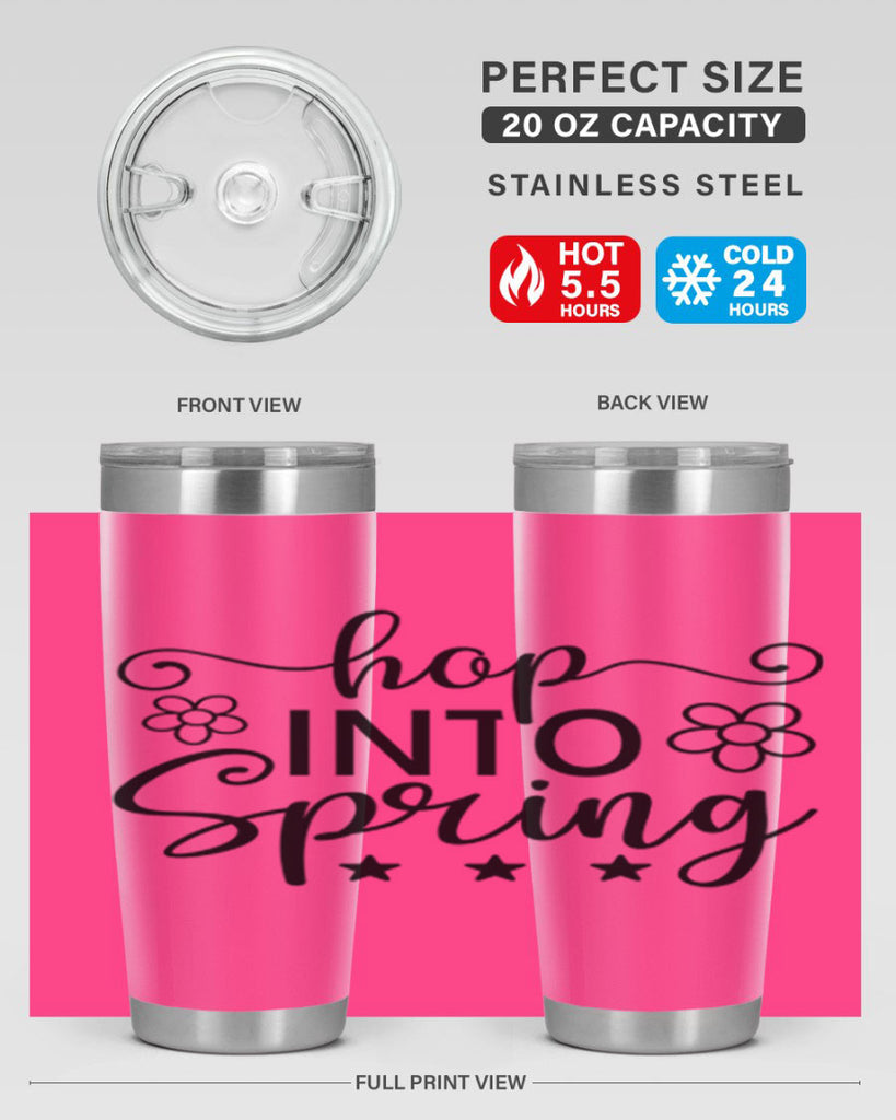 Hop into spring  252#- spring- Tumbler