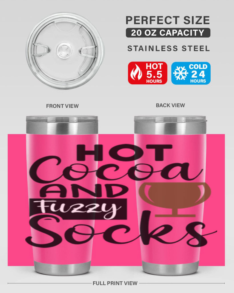 Hot Cocoa And Fuzzy Socks 218#- winter- Tumbler