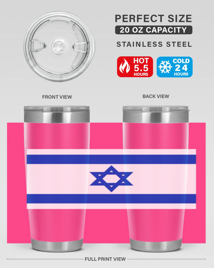Israel 116#- world flags- Tumbler