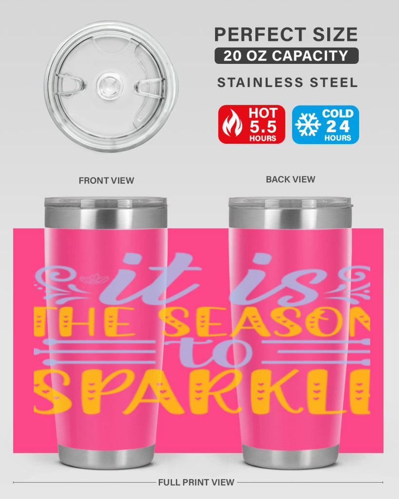 It is the season to sparkle256#- winter- Tumbler