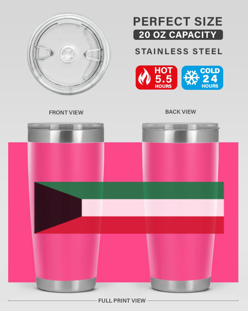 Kuwait 107#- world flags- Tumbler