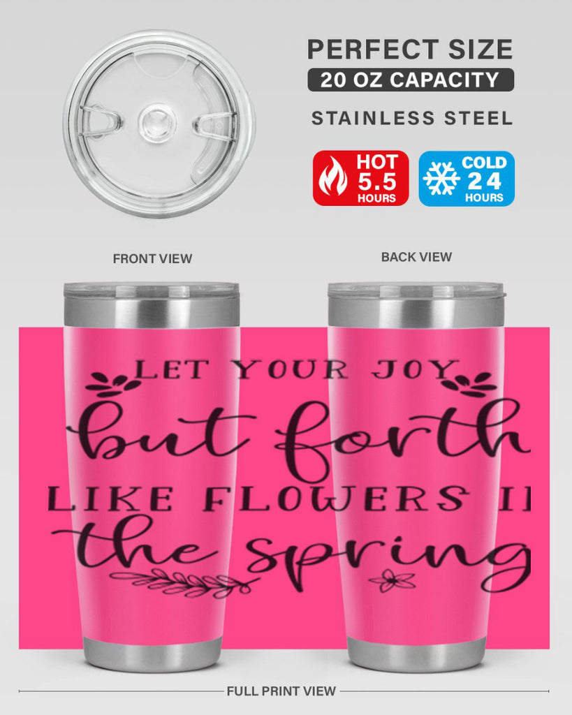 Let your joy but forth 296#- spring- Tumbler