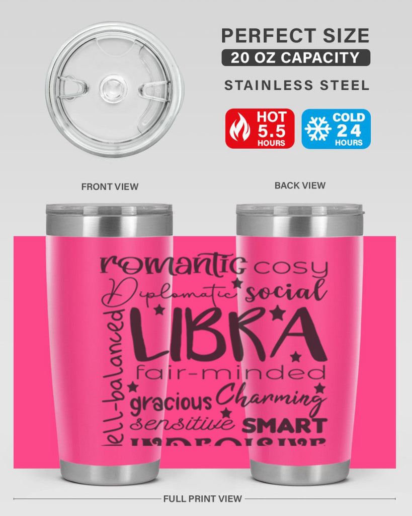 Libra 569#- zodiac- Tumbler