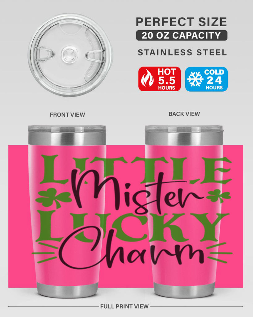 Little Mister Lucky Charm Style 153#- St Patricks Day- Tumbler