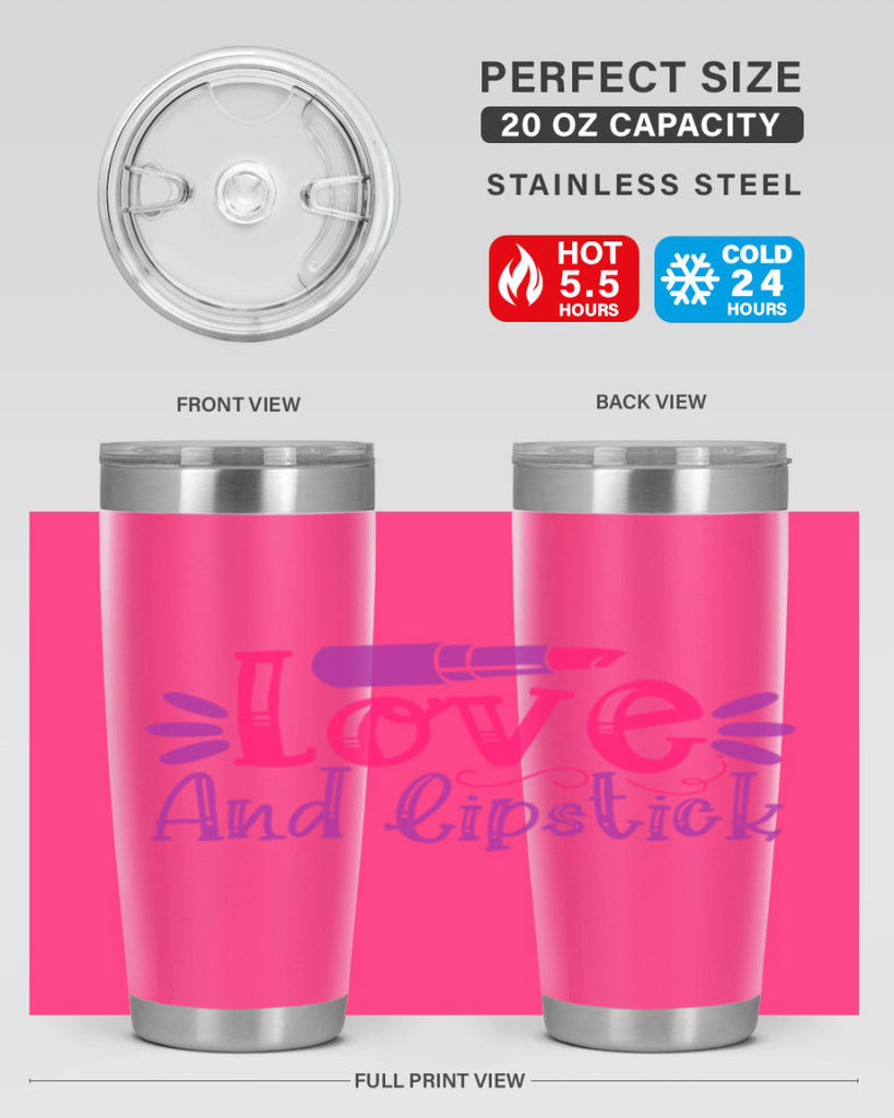 Love And Lipstick Style 225#- make up- Tumbler