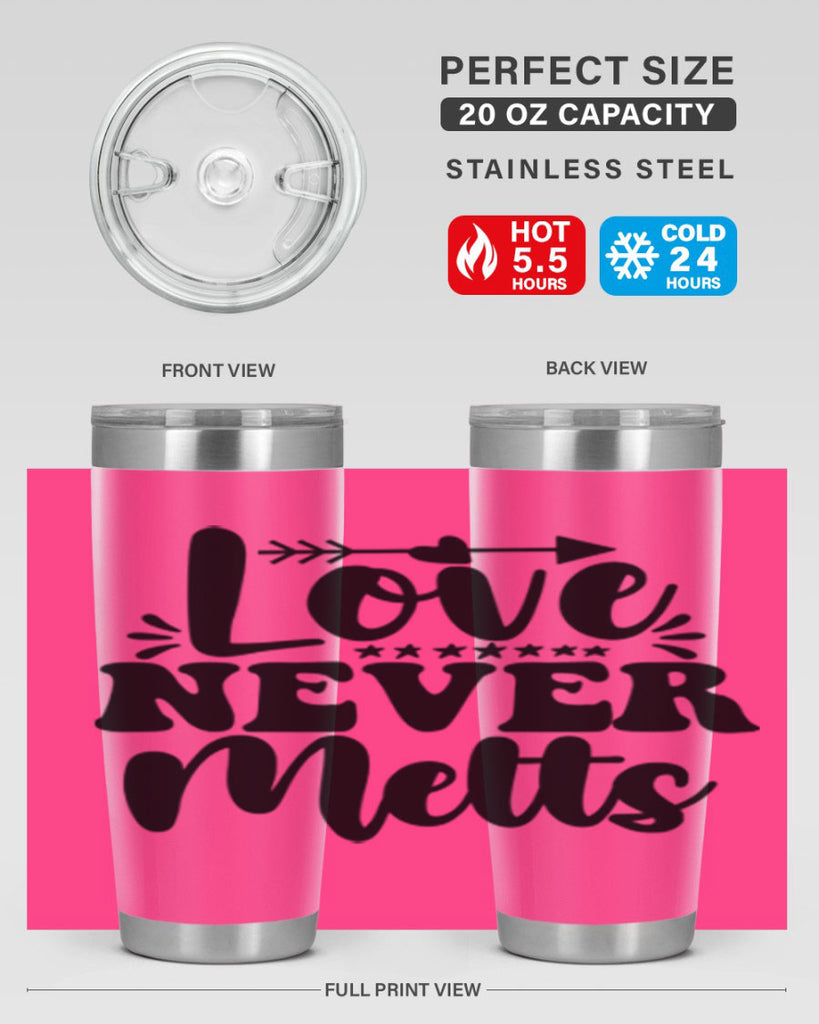 Love Never Melts 310#- winter- Tumbler