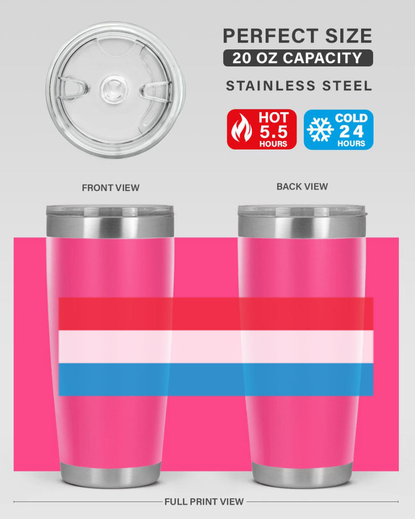 Luxembourg 97#- world flags- Tumbler