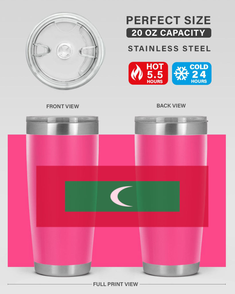 Maldives 93#- world flags- Tumbler