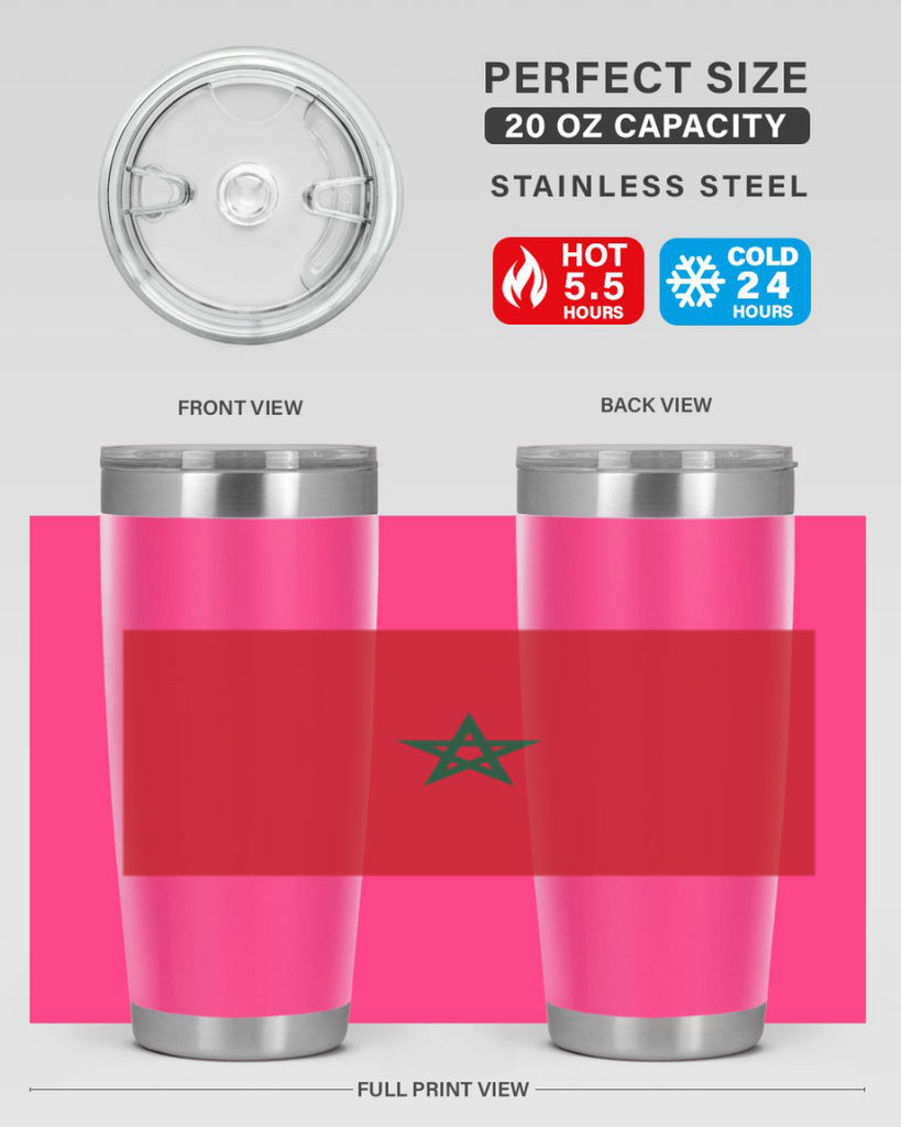 Morocco 81#- world flags- Tumbler