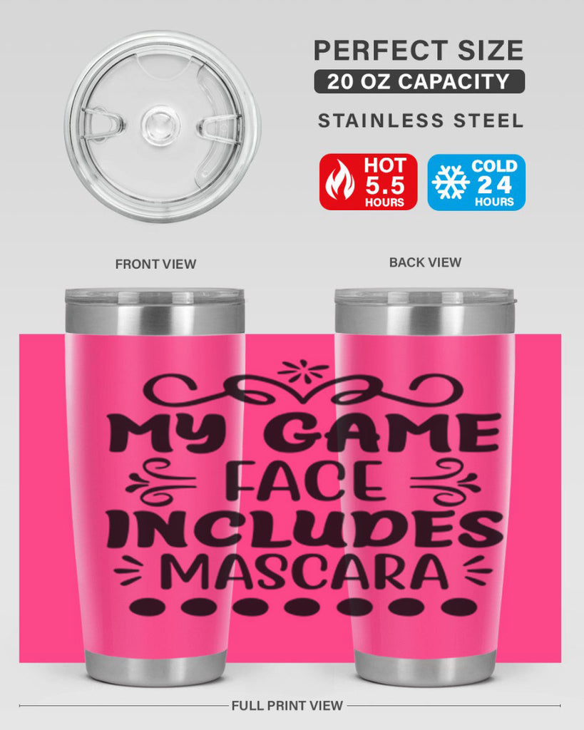 My Game Face Includes Mascara 128#- fashion- Cotton Tank