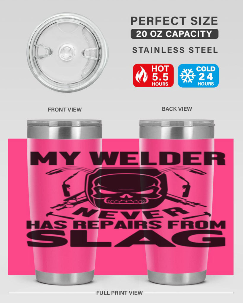 My welder never Style 7#- welder- tumbler