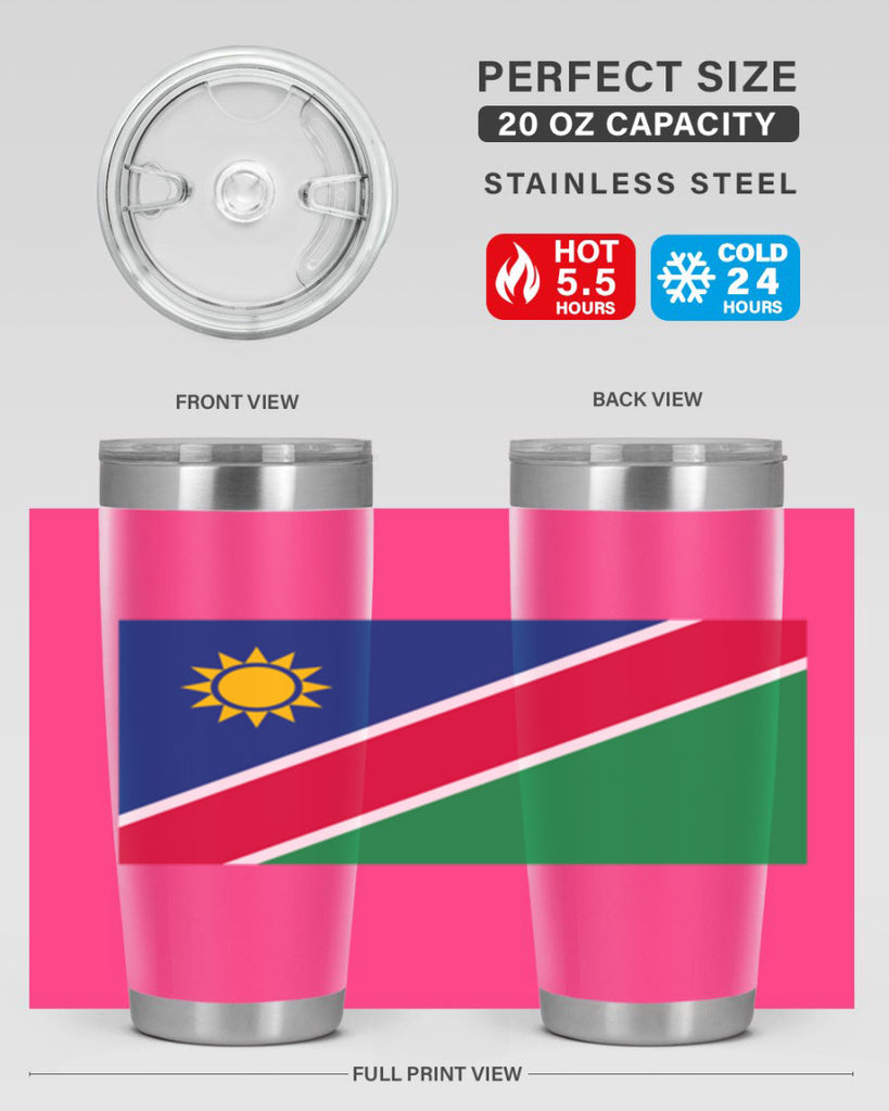 Namibia 78#- world flags- Tumbler
