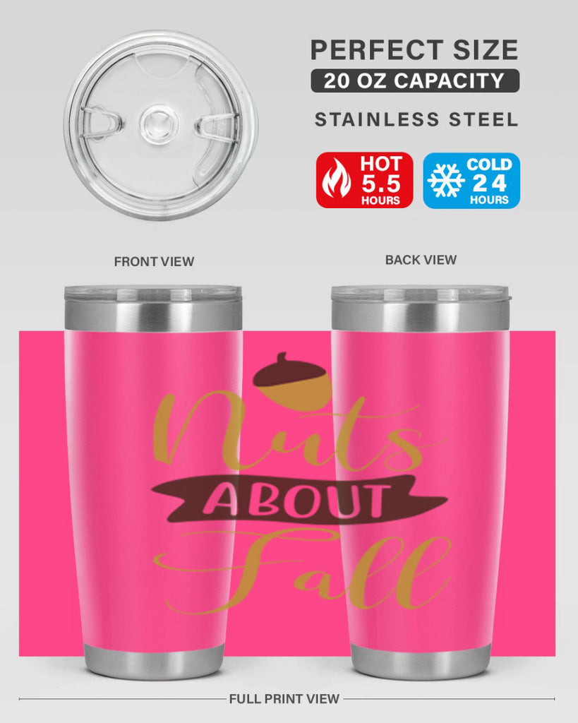 Nuts About Fall 442#- fall- Tumbler