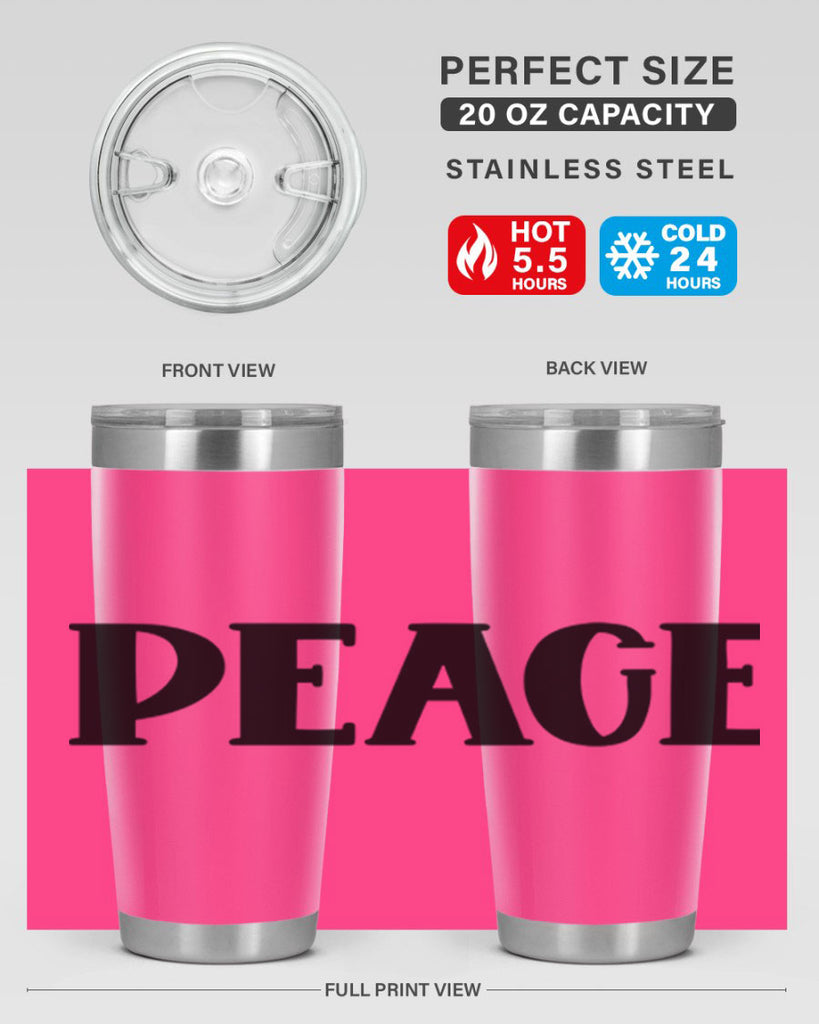 Peace Style 40#- St Patricks Day- Tumbler