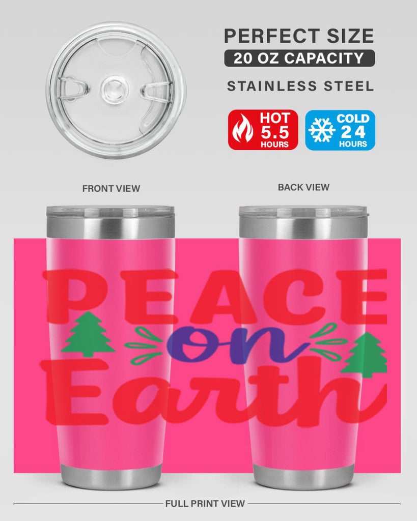 Peace on Earth 336#- winter- Tumbler